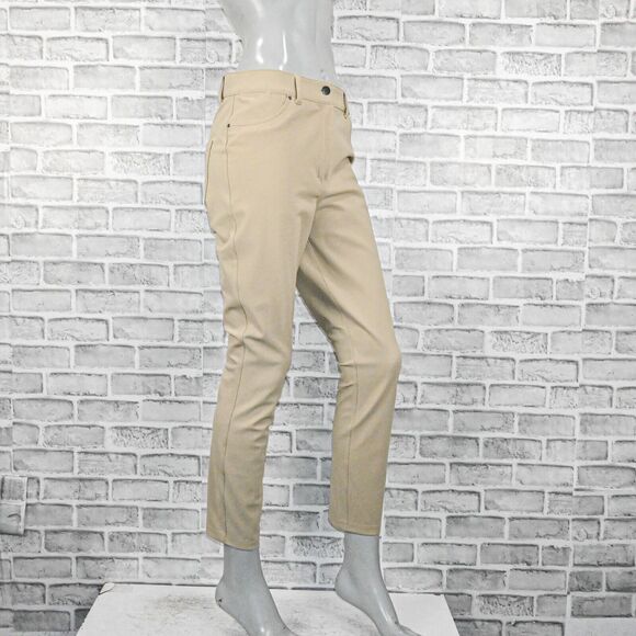 Lululemon Women's City Sleek Slim fit 5 Pocket High Rise Pants in beige sz 30 - Picture 4 of 12